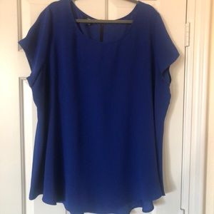 Alfani royal blue dress blouse